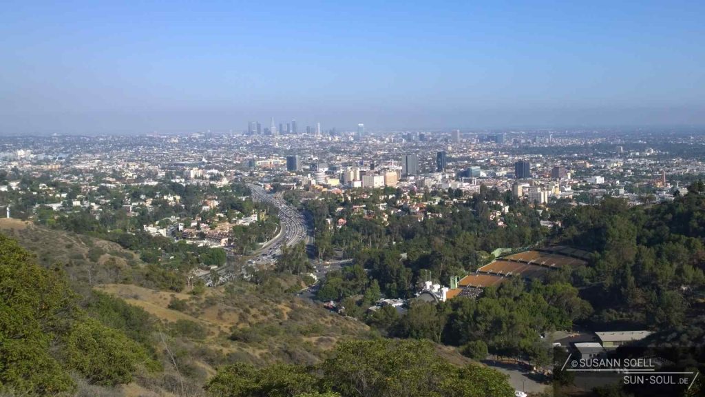 Blick auf die Skyline von Los Angeles