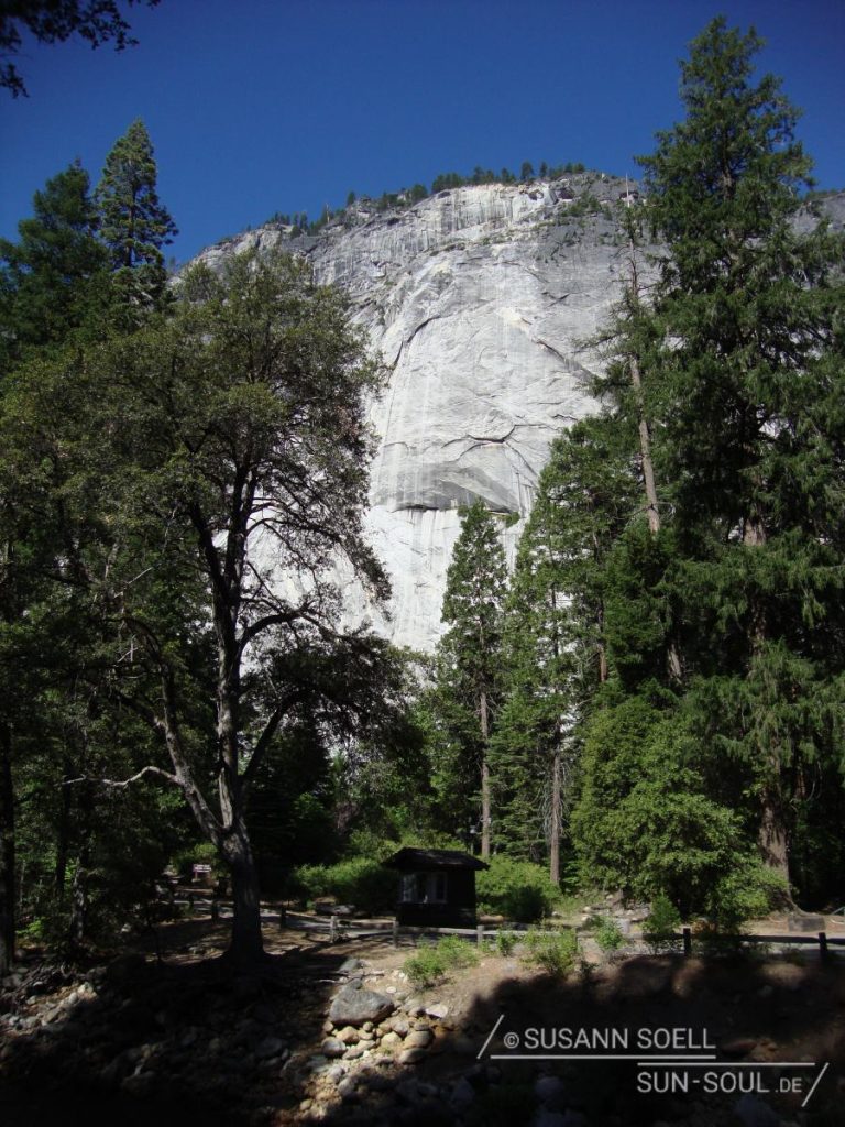 Wanderweg zu den Vernal und Nevada Wasserfällen
