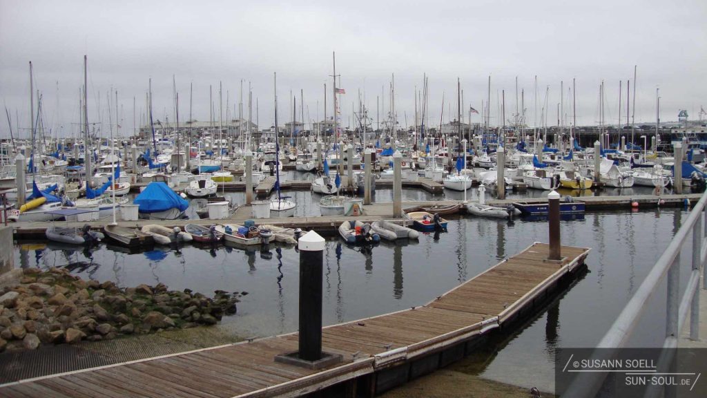 Boote im Hafen von Monterey